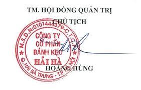 CÔNG TY CỔ PHẦN BÁNH KẸO HẢI HÀ - 24HMoney