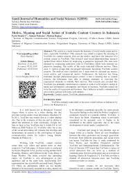 Nonton streaming dan download film sub indo gratis terbaru. Pdf Motive Meaning And Social Action Of Youtube Content Creators In Indonesia