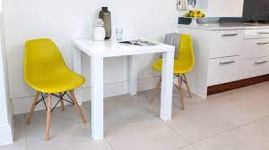 Fern White Gloss Kitchen Table White Gloss Kitchen White Gloss Dining Table Kitchen Table Settings