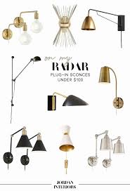 Modern Wall Sconces Living Room Beautiful On My Radar Plug In Wall Sconces 2020 Dosemeler Duvar Dolaplar