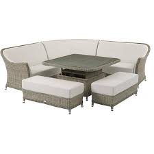 Rattan sofa & lounge sets. Marine Faux Leather Bramblecrest