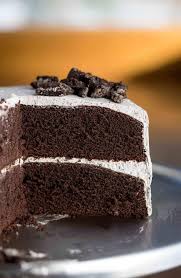 This a dessert that has layers of chocolate, oreos and cream and completely reminds me of her. Oreo Cake Dinner Then Dessert