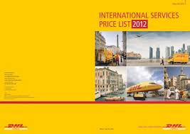 Vietnam serices 4 the international specialists. International Services Price List 2012 Dhl