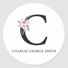 Put your marvel knowledge to the test! Soft Blush Blue Floral Alphabets Name Letter C Classic Round Sticker Zazzle Com Lettering Alphabet Names Large Printable Letters