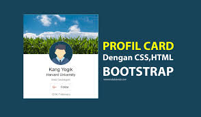 Cara membuat web sekolah sendiri. Membuat Profil Card Keren Dengan Bootstrap Redaksiweb