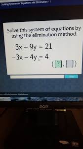 We did not find results for: Solving Systems Of Equations Via Elimination 1 Solve Chegg Com