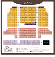 Actual Lyric Arts Seating Chart Lyric Theater Baltimore
