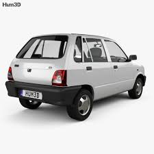 3d Model Of Suzuki Maruti 800 1986 In 2020 Maruti 800 Suzuki 3d Model