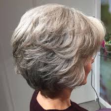 Then check out these fabulous hairstyles for women over 50 to keep your 48. Short To Medium Layered Gray Haircut Thick Hair Styles Short Layered Haircuts Short Layered Bob Hairstyles