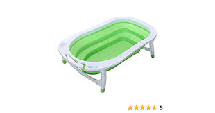Sunbaby green plastic baby bath tub: Children Folding Bath Tub Green Buy Online At Best Price In Uae Amazon Ae