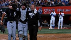 Kyle Teel exits game with injury