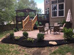 Deck stamped concrete patio images. Stamped Concrete Stamped Concrete Patio Stained Concrete