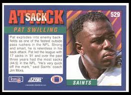 1992 Score #529 Pat Swilling New Orleans Saints