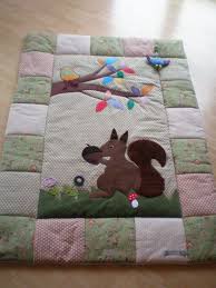 Zenzi Lauser Krabbeldecke Baby Steppdeckenmuster Quilt Baby Babydecke