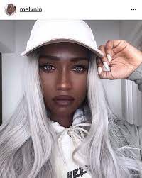 White hair, sometimes seen as gray hair is caused by stress, vitamin deficiency, genetics and sometimes autoimmune diseases. Pin On Black Girl Magic