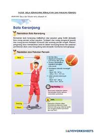 What does bola keranjang mean in malay? Peralatan Dan Pakaian Pemain Bola Keranjang Worksheet