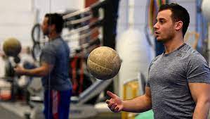 She should have been here with me. French Gymnast Samir Ait Said Is Training One Year After Injury In Rio