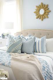 How To Style A Bed With Pillows Citrineliving In 2020 Luxury Bed Sheets Beautiful Throw Pillows Pillows