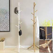 8 Hooks Coat Stand Rack Hat Jacket Bag Clothes Hanger Living Room Bedroom Uk Ebay Modern Coat Rack Clothes Hanger Stand Clothes Stand