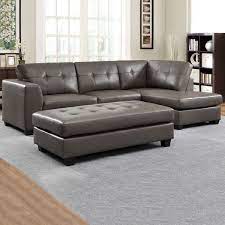 See all condition definitions ： listing includes: Overstock Com Online Shopping Bedding Furniture Electronics Jewelry Clothing More Grey Leather Couch Sectional Sofa With Chaise Contemporary Sectional Sofa