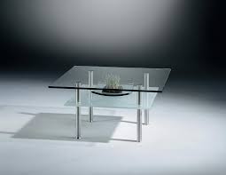 Solid oak rounded corner square top california modern coffee table, 1970s. Buy Glass Coffee Table From Dreieck Design Sirius Double