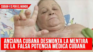 Mireya Jiménez, una anciana cubana, víctima de cáncer: ¡En Cuba no existe  ninguna potencia médica!