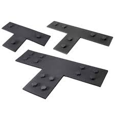 Decorative Ceiling Beam Tee Plates Faux Black Iron