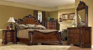 A R T Old World Estate Bedroom Set In Warm Pomegranate All Bedroom Sets Bedroom Sets King Bedroom Sets Luxurious Bedrooms Bedroom Design