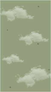 Green Clouds Aesthetic Wallpaper Estetika Hijau Hijau Estetika Estetika Hijau Mint