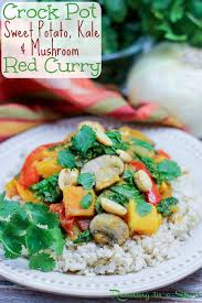 Vegetarian Crock Pot Red Curry Recipe With Sweet Potato Kale