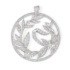 珠宝 chaumet 推出laurier 系列 钻石月桂枝 idaily jewelry 每日珠宝杂志 chaumet diamond white gold
