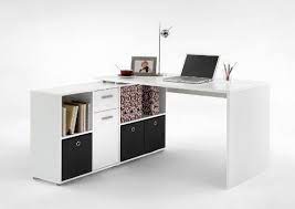 Lexa Corner Home Office Computer Desk Finished In White Includes 3 Anthracite Canvas Storage Boxes Lhs Ht Regal Schreibtisch Winkelschreibtisch Eckschreibtisch New computer desk writing study table office with drawers corner home study.