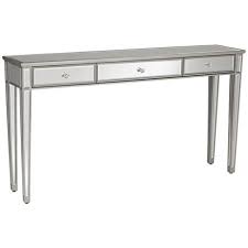 Dulnavea Modern Mirrored 3 Drawer Console Table 7y945 Lamps Plus Contemporary Console Table Mirrored Console Table Console Table