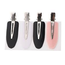 kusrkot 4 Pcs No Bend Hair Clips No Mark Barrette Women Hairstyle Bangs  Waves Clamps 4x No Bend Hair Clip