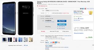 Mar 08, 2021 · but on the latest samsung flagship devices such as samsung galaxy s8, samsung galaxy s9, samsung galaxy note 8, and samsung galaxy note 9, the 'oem unlock' option only becomes available after 7 days of activating the device and adding a samsung … Samsung Galaxy S8 Verizon Unlocked Currently Going For Under 700 In Us Gsmarena Com News