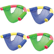 Poolmaster 85598 paradise water chair pool float. Swimways Floating Pool Noodle Sling Mesh Chairs Walmart Com Walmart Com