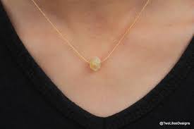 Citrine Crystal Necklace Yellow Crystal Choker Necklace Etsy Citrine Crystal Necklace Crystal Choker Necklace Crystal Necklace