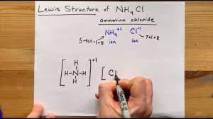 Lewis Structure Of Nh4cl Ammonium Chloride Youtube