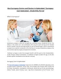 This is different from commercial surrogacy, where surrogates receive a fee for carrying a baby for someone else. Best Surrogacy Centres And Doctors In Hyderabad Surrogacy Cost Hyderabad Vinsfertility Pvt Ltd By Dimple Sharma Issuu