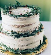 Rustic Rosemary Wreath Rustic Birthday Cake Wedding Cake Rustic Rustic Birthday