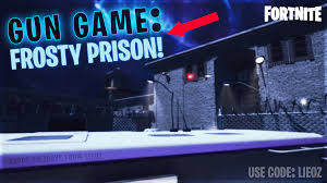 Epic games and people can fly publishing: Gun Game Frosty Prison Fortnite Creative Map Codes Dropnite Com
