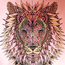 Mandala tiger coloring pages for adults. 2 4 17 Beautiful Lion That I Colored With Colored Pencils Mandala Coloring Pages Mandala Coloring Lion Coloring Pages