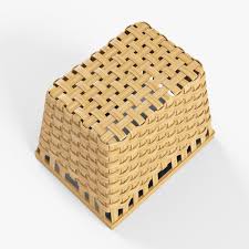 Wicker Basket Ikea Knarra 2 Natural Color Wicker Baskets Wicker Natural Baskets