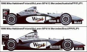 Campeones Del 98 Y 99 Mercedes Australia Mclaren F1 Formula 1 Car