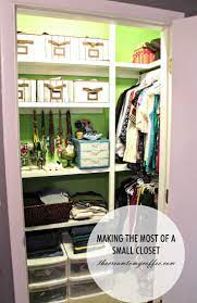 Making The Most Of A Small Closet The Cream To My Coffee Closet Makeover Small Closets Deep Closet