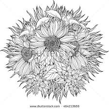 Close Up View Of Bunch Of Sunflowers Coloring Page Sunflower Coloring Pages Flower Coloring Pages Coloring Pages Print and color summer pdf coloring books from primarygames.