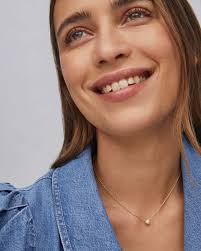 Ashton Gold Pendant Necklace in Freshwater Cultured Pearl