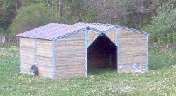 2 Abris Mobiles Nomades Standards Jumeles Abri Chevaux Cabane Diy Abri