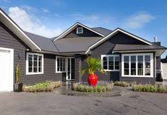 Brookside 3 Bedroom House Design Landmark Homes Builders Taranaki Bungalow Design White Exterior Houses Modern Barn House