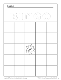 If you want to create your own custom bingo cards (filled out with text already, using colors or fonts, etc.), then why not try out bingo card. Blank Bingo Printable Peatix